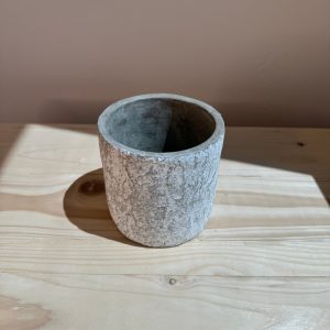 White Cement Pot – Planter