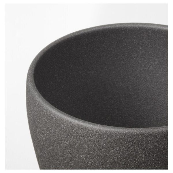 Graphite Essence - Dark Grey Ceramic Pot - Planter - Image 3