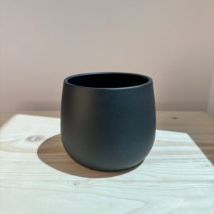 Midnight Black Ceramic Pot – Planter