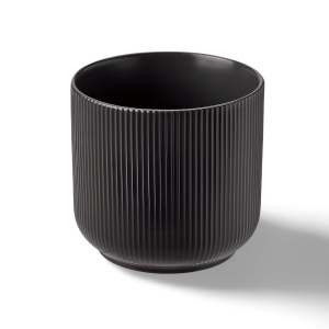 Black Ceramic Pot – Planter