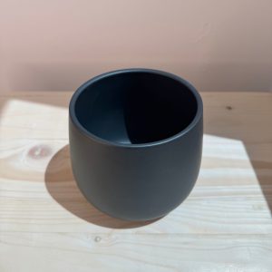 Midnight Black Ceramic Pot – Planter