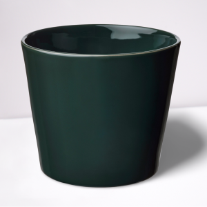 Dark Green Ceramic Pot – Planter