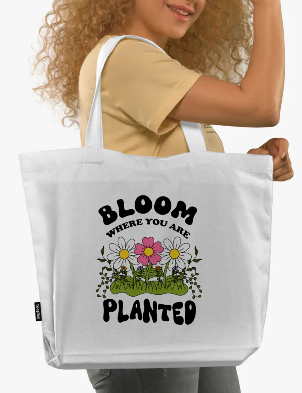 Bloom Tote bag (wide)