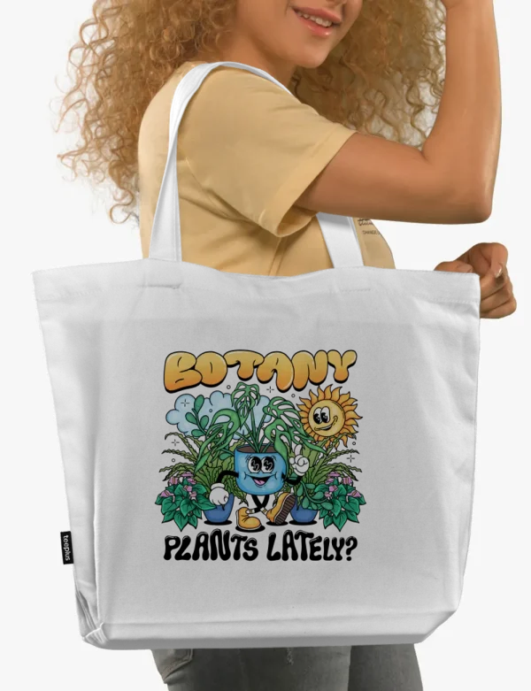 Botany Plants Lately? Tote bag (wide)